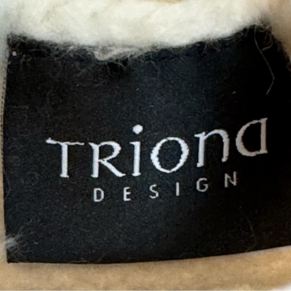 Triona Design Unisex Irish Cable Knit Wool Cashmere Cream Toddler Sweater 3T - Picture 5 of 6